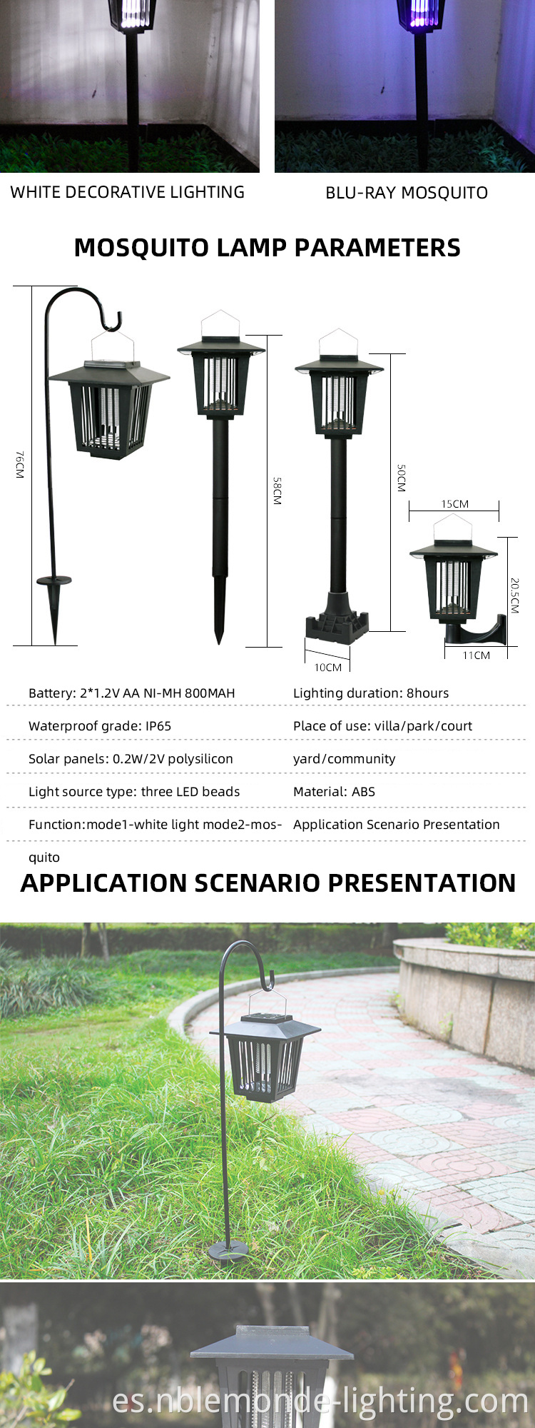 Outdoor Solar Pest Control Lights